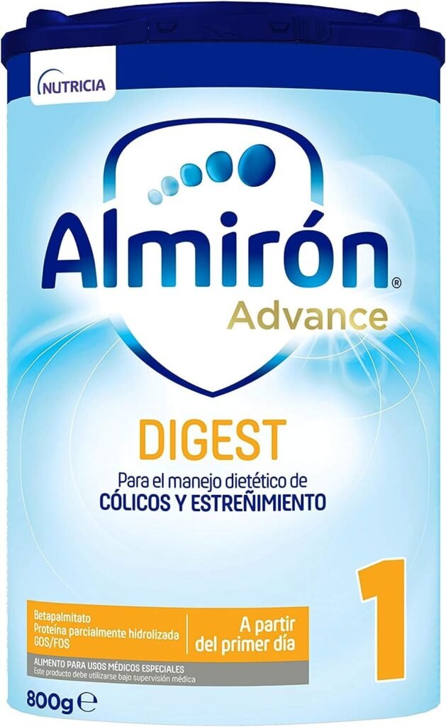 Almirón Advance Digest 1, Leche de Inicio Bebé Anti-Cólico y Estreñimiento, 800g