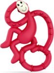 MATCHSTICK MONKEY MM-MMT-004 - Mini teether, color rubine red