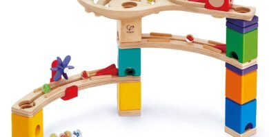 Comprar juego de construcción de madera con circuitos de canicas para niños 2024