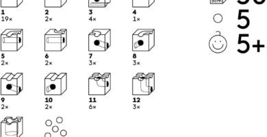 Cuboro Standar 50 Marble Run instrcciones