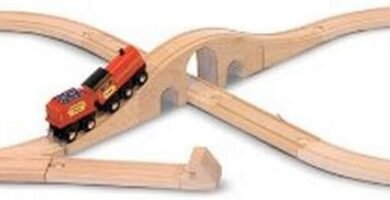 Melissa & Doug Classic Wooden Figure Eight Train Set