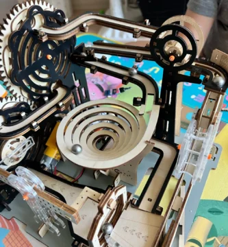 Comprar Rompecabezas de construcción circuito con canicas con batería